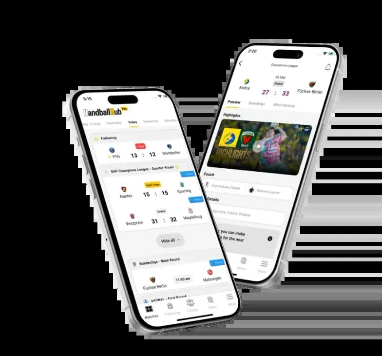 Handball Hub — the all-in-one handball app for live scores, predictions, fantasy and rankings